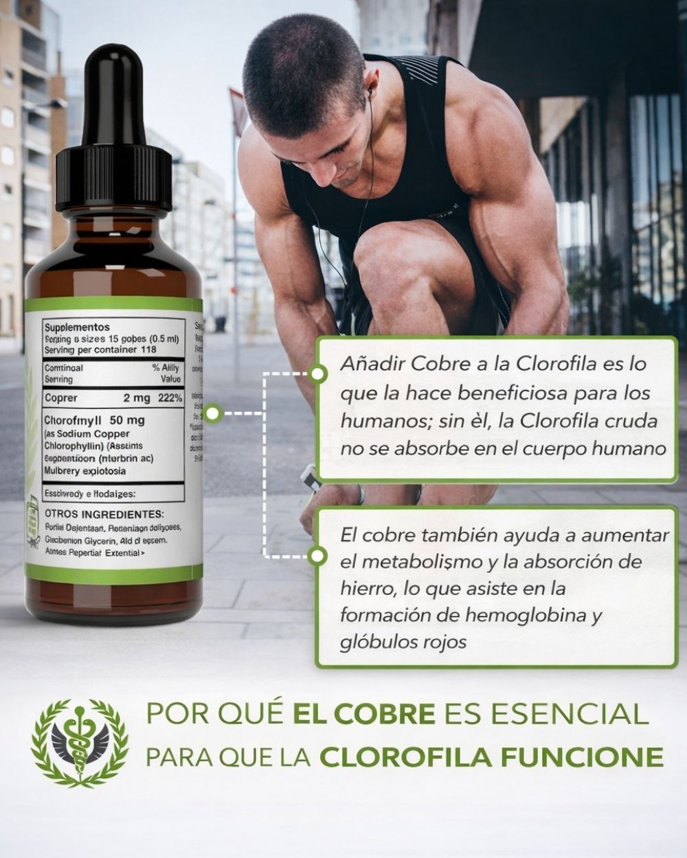 Benevolent™ Clorofila Liquida - Solución en Gotas